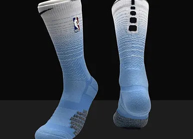 NBA Elite Mid-Length Socks - Black/White