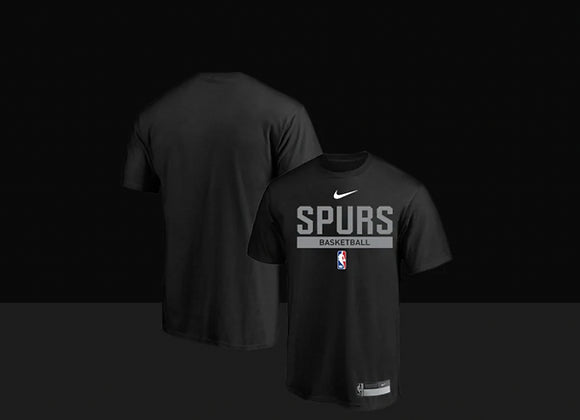 San Antonio Spurs On-Court Practice Performance Short Sleeve T-Shirt