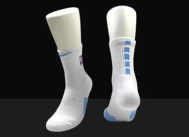 ELITE Grip Crew Socks - White