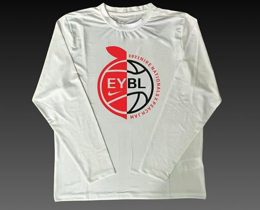 EYBL Peach Jam White Compression Long Sleeve