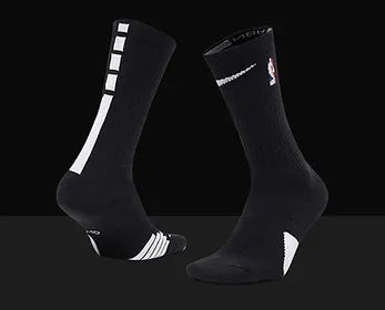 ELITE Crew Socks - Black/White