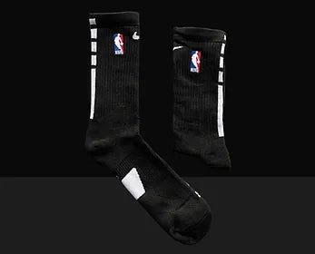 ELITE Crew Socks - Black/White