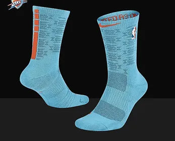 NBA Elite Mid-Length Socks - Black/White