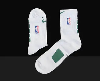 ELITE Grip Crew Socks - White