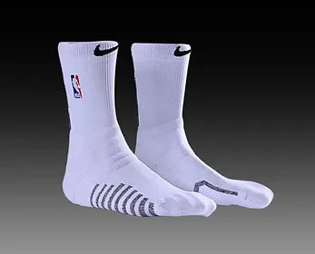 ELITE Mid-Length Socks - Black/White