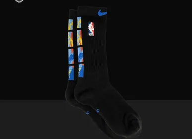 ELITE Mid-Length Socks - Black/White