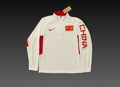 Team China Quarter-Zip Jacket White