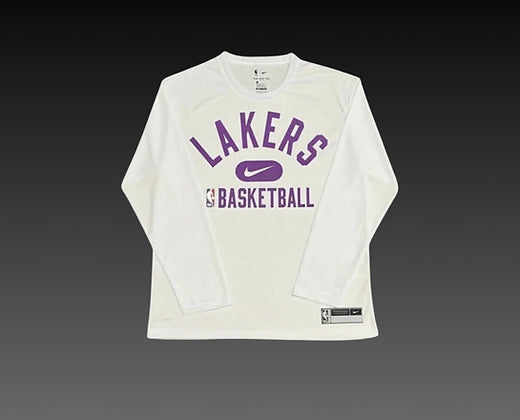 Los Angeles Lakers On-Court Practice Performance Long Sleeve T-Shirt