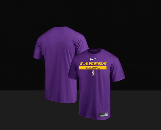 Los Angeles Lakers On-Court Practice Performance Short Sleeve T-Shirt