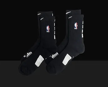 ELITE Mid-Length Socks - Black/White