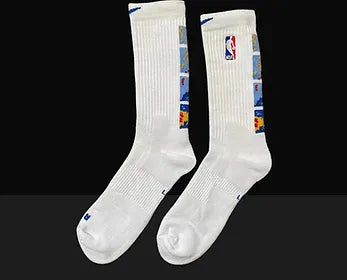 ELITE Mid-Length Socks - Black/White