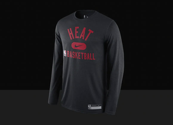 Miami Heat On-Court Practice Performance Long Sleeve T-Shirt