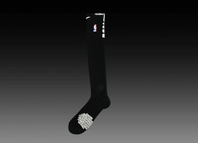 ELITE Knee High Crew Socks - Black/White