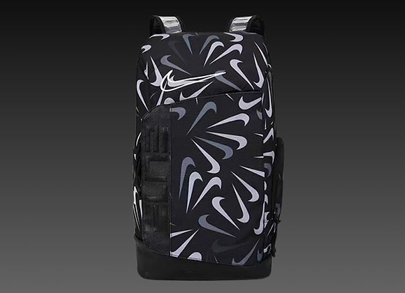 Elite Backpack Black White