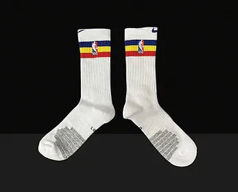 ELITE Mid-Length Socks - Black/White