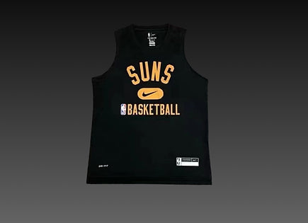 Phoenix Suns Black Warm-Up Tank Top