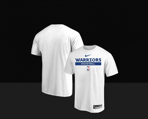 Golden State Warriors On-Court Practice Performance Short Sleeve T-Shirt