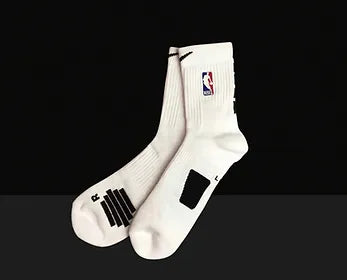 ELITE Grip Crew Socks - White