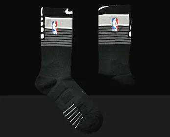 ELITE Mid-Length Socks - Black/White