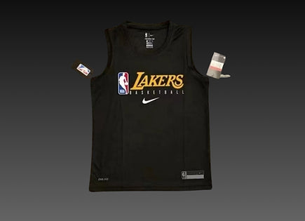 Los Angeles Lakers Black Warm-Up Tank Top