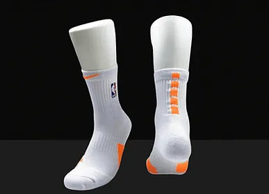 ELITE Grip Crew Socks - White