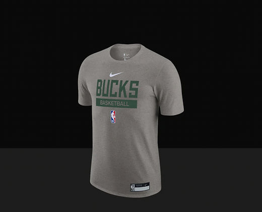 Milwaukee Bucks On-Court Practice Performance T-Shirt