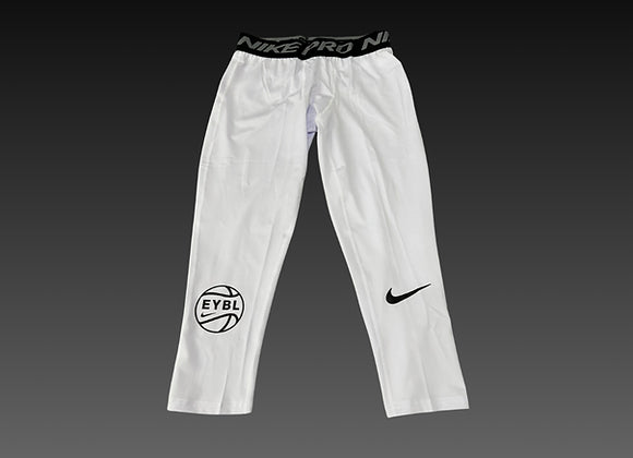 EYBL White Compression Tights