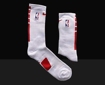 ELITE Crew Socks - White/Red