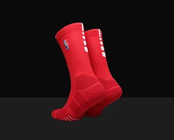 NBA Elite Mid-Length Socks - Black/White