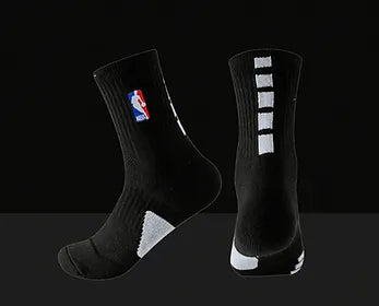 ELITE Mid-Length Socks - Black/White