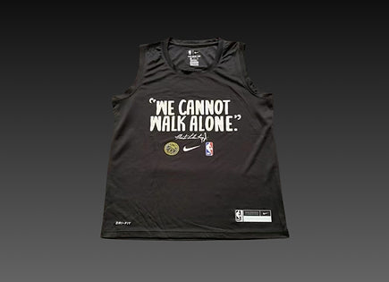 NBA MLK Black Warm-Up Tank Top