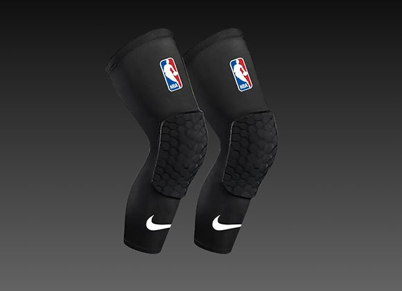 NBA Pro Padded Black Compression Knee Sleeve