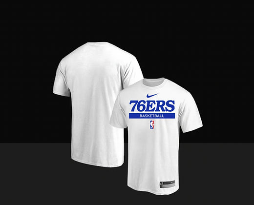 Philadelphia 76ers On-Court Practice Performance Short Sleeve T-Shirt