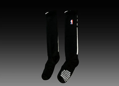 ELITE Knee High Crew Socks - White/Black