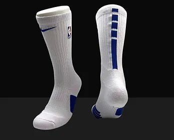 ELITE Crew Socks - White/Navy