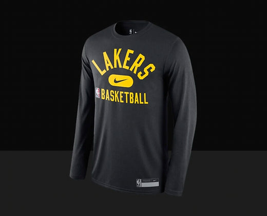 Los Angeles Lakers On-Court Practice Performance Long Sleeve T-Shirt