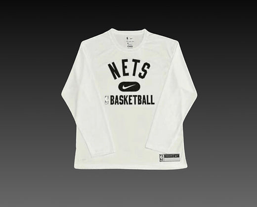 Brooklyn Nets On-Court Practice Performance Long Sleeve T-Shirt