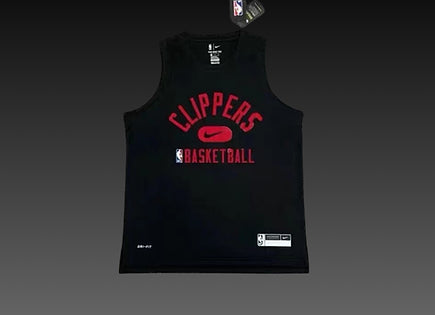 Los Angeles Clippers Black Warm-Up Tank Top