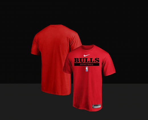 Chicago Bulls On-Court Practice Performance Short Sleeve T-Shirt