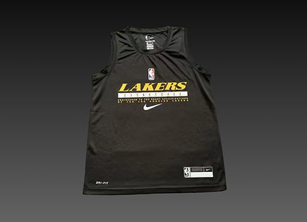 Los Angeles Lakers Black Warm-Up Tank Top