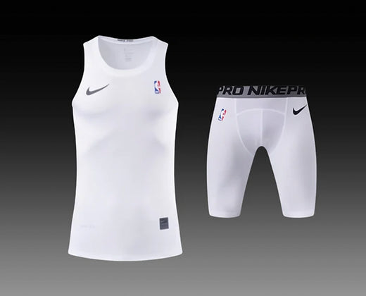 NBA Elite Pro Black Compression Set - Tank Top & Boxers