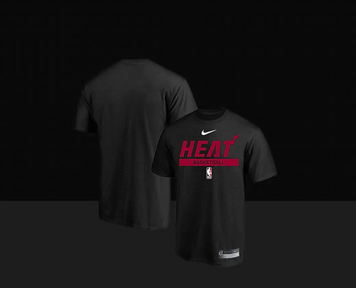 Miami Heat On-Court Practice Performance Short Sleeve T-Shirt