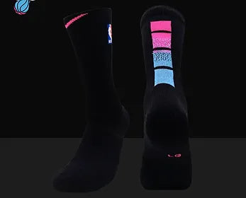 ELITE Mid-Length Socks - Black/White