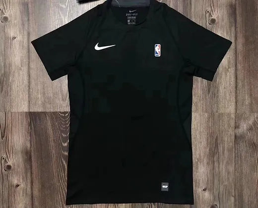 NBA Elite Pro Black Compression T-Shirt