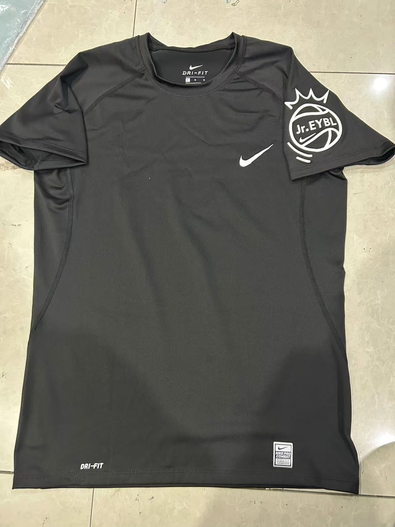 EYBL Junior Circuit Compression T-Shirt Black