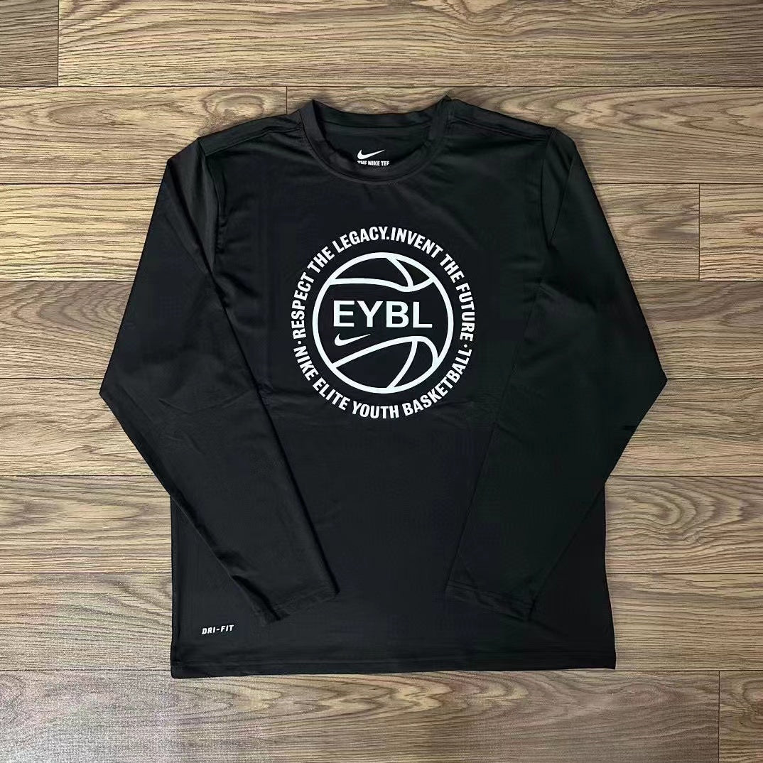 EYBL 2018 Black Compression Long Sleeve – Hoop Elites
